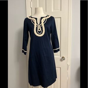 Vineyard Vines Nautical Appliqué Rope Tunic dress